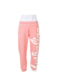 Женские розовые спортивные штаны с принтом от Gcds