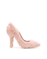 Розовые туфли из плотной ткани от Dolce & Gabbana