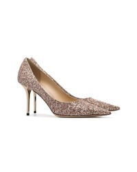 Розовые туфли с пайетками от Jimmy Choo