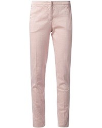 Розовые узкие брюки от Armani Collezioni