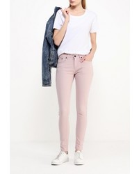 Розовые узкие брюки от Bruebeck