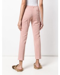Розовые узкие брюки от Peserico