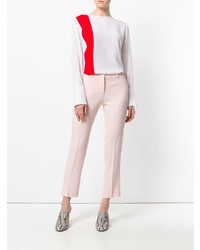 Розовые узкие брюки от Ermanno Scervino