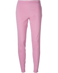 Розовые узкие брюки от Emporio Armani