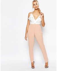 Розовые узкие брюки от Fashion Union