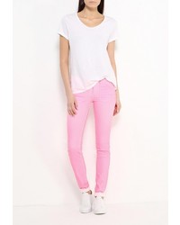 Розовые узкие брюки от Gas