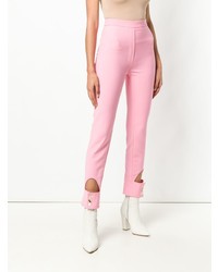 Розовые узкие брюки от Ellery