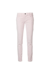 Розовые узкие брюки от Giamba