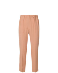 Розовые узкие брюки от Incotex