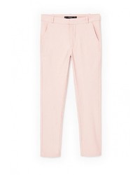 Розовые узкие брюки от Mango