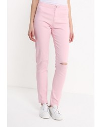 Розовые узкие брюки от Mim