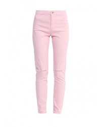 Розовые узкие брюки от Mim