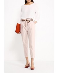 Розовые узкие брюки от Motivi