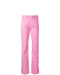 Розовые узкие брюки от MSGM
