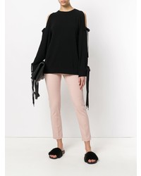 Розовые узкие брюки от Dondup