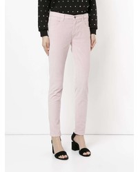 Розовые узкие брюки от Giamba