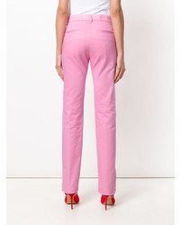 Розовые узкие брюки от MSGM