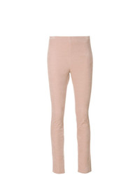 Розовые узкие брюки от Theory