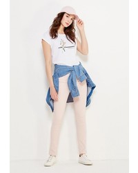 Розовые узкие брюки от Top Secret