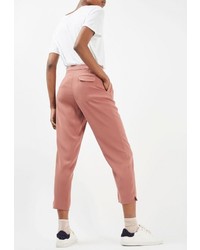 Розовые узкие брюки от Topshop