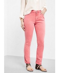 Розовые узкие брюки от Violeta BY MANGO