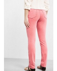 Розовые узкие брюки от Violeta BY MANGO