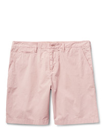 Мужские розовые хлопковые шорты от Burberry