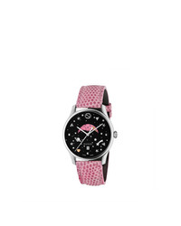 Женские розовые часы от Gucci