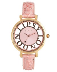 Женские розовые часы от Lipsy
