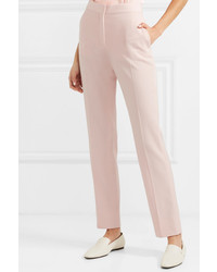 Женские розовые шерстяные классические брюки от Stella McCartney