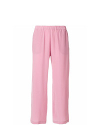 Розовые широкие брюки от Aspesi