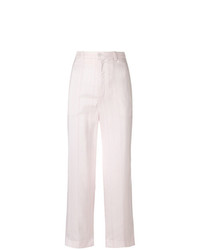 Розовые широкие брюки от Erika Cavallini