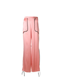 Розовые широкие брюки от Giacobino