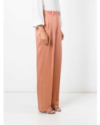 Розовые широкие брюки от Lanvin