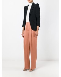 Розовые широкие брюки от Lanvin
