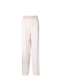 Розовые широкие брюки от MM6 MAISON MARGIELA