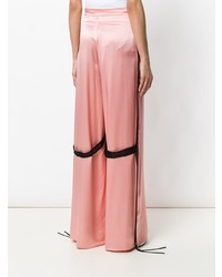 Розовые широкие брюки от Giacobino