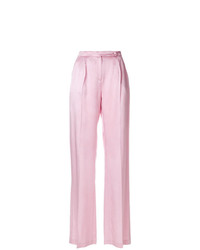 Розовые широкие брюки от Styland