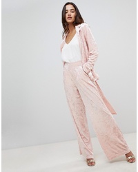 Розовые широкие брюки от UNIQUE21