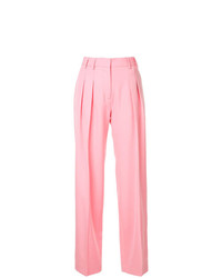 Розовые широкие брюки от Victoria Victoria Beckham