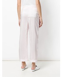 Розовые широкие брюки от Erika Cavallini