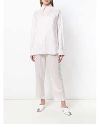 Розовые широкие брюки от Erika Cavallini