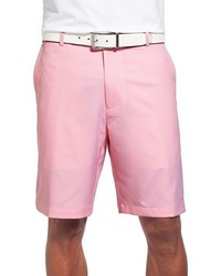 Розовые шорты с узором "гусиные лапки"