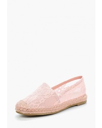 Женские розовые эспадрильи из плотной ткани от Sweet Shoes