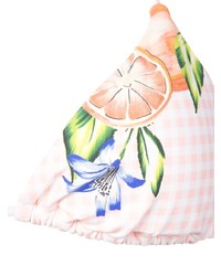 Розовый бикини-топ с принтом от Onia