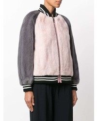 Женский розовый бомбер от Liska