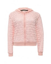 Женский розовый бомбер от QED London