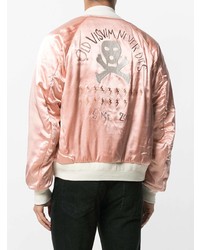Мужской розовый бомбер от VISVIM