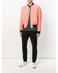 Мужской розовый бомбер от Haider Ackermann