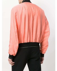 Мужской розовый бомбер от Haider Ackermann